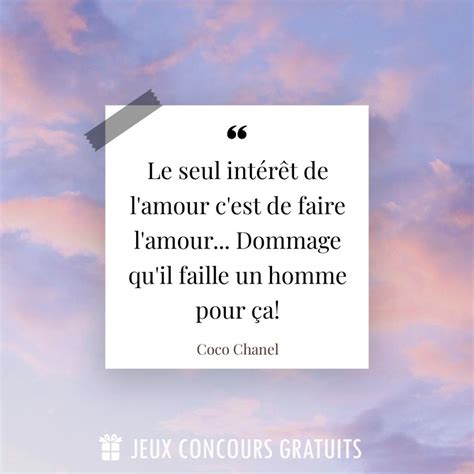 citation coco chanel amour